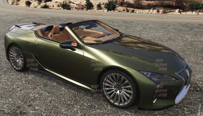 TRD Exterior Parts Side Skirt Set Black Edition - Lexus LC500